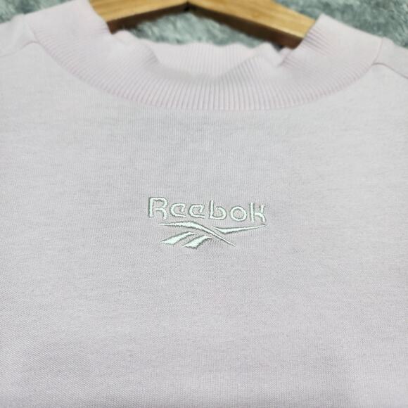 Light Pink Reebok Logo Shirt Dress Size Small - Picture 3 of 7